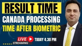 Canadas Latest Biometric Processing amp Result Time canada processing time [upl. by Lleuqar]