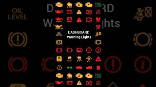 Dashboard Warning Lights Meaning [upl. by Rammaj]