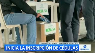 Inicia la inscripción de cédulas para elecciones regionales del 2023 [upl. by Claire]