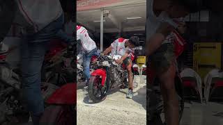 HONDA RACING INDIA 🇮🇳 NSF250R hondaracingindia racing honda inmrc2024 automobileviralvideo [upl. by Bengt]