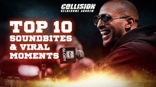 GLORY COLLISION  TOP 10 SOUNDBITES AND VIRAL MOMENTS [upl. by Annais]