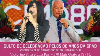 Victorino Silva e Lilia Paz  Maís Grato a Ti  370 Hino da Harpa Cristã [upl. by Sorcha]