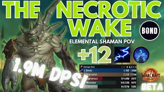 Necrotic Wake 12  Farseer Elemental Shaman  TWW Beta [upl. by Idalla]