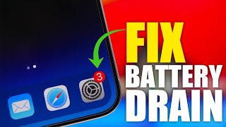 3 SIMPLE Settings to FIX iPhone Battery Drain [upl. by Colene540]