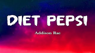 Addison Rae  Diet Pepsi Lyrics songlyrics popmusic lyrics [upl. by Nnylacissej]