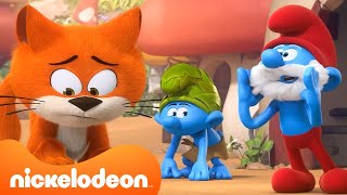 The Smurfs Rescue Azrael the Cat 🐱  The Smurfs  Nickelodeon UK [upl. by Hurley]