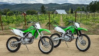 2020 Kawasaki KLX230 KLX230R KLX300R Review  First Ride [upl. by Nemajneb299]