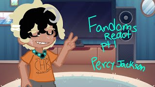 Fandoms React to Percy Jackson 18  WIP‼️‼️ Spoilers for Riordanverse  Read Desc [upl. by Anhoj]