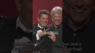 El divertido encuentro de Carlos Vives y Bon Jovi en los Latin GRAMMY 2024 [upl. by Nonah]