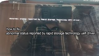 The REAL Reason Your UEFI Driver is Reporting Abnormal Status fixed 100 [upl. by Allimak]