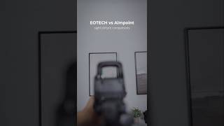 EOTECH vs AIMPOINT sight pictures shorts eotechinc AimpointChannel AimpointUSA [upl. by Eidlog]