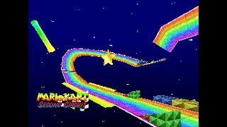 New Rainbow Road with a Better Minimap and Updated Music [upl. by Hembree844]