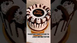 customizedcakes cake chocolatecakerecipe oreocake erode homemade [upl. by Gromme467]