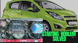 Chevrolet beat petrol starting problem solved [upl. by Bunns]