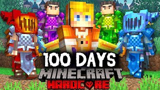 I Survived 100 DAYS in MEDIEVAL TIMES in Minecraft [upl. by Irreg842]