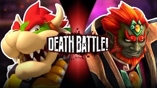 Bowser VS Ganon Mario VS Zelda  DEATH BATTLE [upl. by Silenay223]