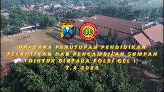 Upacara Penutupan Pendidikan Bintara Polri Gel I TA 2023 di SPN Polda Jatim [upl. by Antonia216]