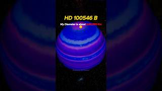 Jupiter VS HD 100546 B 😎😈universe planet science nasa shorts [upl. by Lisha]