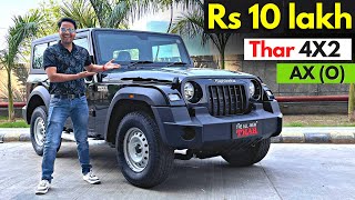 Mahindra Thar 4x2 base model 🔥Thar ka Rs 10 Lakh Wala Model 😨👌🏻 [upl. by Merilyn991]