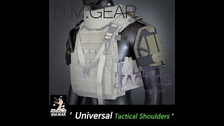 Universal Shoulder Pads Shoulder Armor Tactical Hunting Gear Vest Accessory Shoulder Protector [upl. by Anyrtak221]