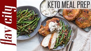 Keto Stuffed Pork Chops  Bodybuilding Bulk Shred Recipes [upl. by Naitsirt]