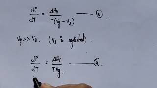 Clausius Clapeyron Equation [upl. by Uolyram]