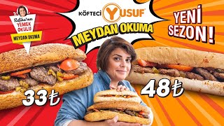 Köfteci Yusuf Meydan Okuması🥳 33TL ⚔️ 48TL  Köfteci Köftesi evde nasıl yapılır [upl. by Cora642]