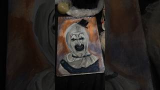 Painting Art the Clown  Terrifer  Drawlloween [upl. by Fablan]