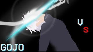 Gojo vs Toji stick nodes animation [upl. by Ronald590]