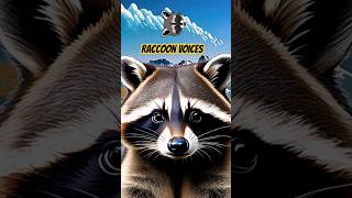 Raccoon Noises shorts  🦝🦝🦝 Raccoon Sounds [upl. by Natty289]