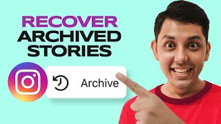 How to Recover Archived Stories on Instagram [upl. by Alesig]