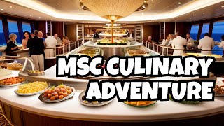 MSC SeaViews Gastronomic Delights Revealed [upl. by Ingeberg489]