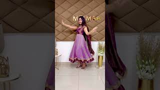 PURE TISSUE SILK FLARED ANARKALIS with AARI WORK [upl. by Marela469]