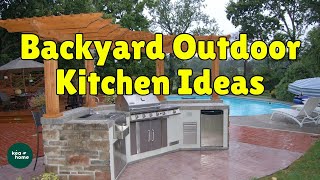 Diy Covered Outdoor Kitchen Ideas Functional And Fabulous Simple Outdoor Kitchen Ideas [upl. by Sabino465]