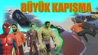 RECEP İVEDİK ÖRÜMCEK ADAM ve SÜPER KAHRAMANLARLA KAPIŞIYOR Çizgi Film Tadında [upl. by Phillie]