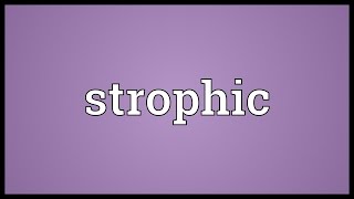 Strophic Meaning [upl. by Rollins]