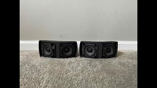 Bose 321 CineMate Gemstone Home Theater Surround Speakers [upl. by Noraj]