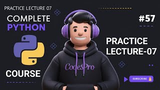 Practice Lecture7  Complete python course day  57 ♥️ [upl. by Acimak]