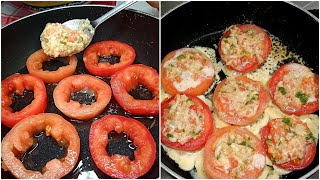 Fried Red Tomatoes With Eggs  Do You Have Tomatoes and Eggs Make this Delicious Simple Recipe [upl. by Inafetse]