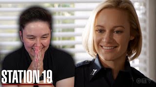 STATION 19 4X02 Reaction Maya amp Carina [upl. by Atinuj]