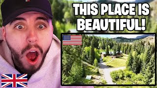 Brit Reacts to American Ranch  Diamond G Ranch in Wyoming [upl. by Harrat]