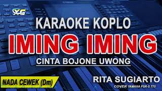 IMING IMING  Karaoke Koplo Nada Wanita RITA SUGIARTO Versi Cinta Bojone Uwong [upl. by Anerys]