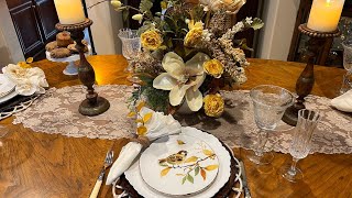 ANNALEE’S CUPBOARD My Fall Tablescape tablescapetuesdays2024 [upl. by Astrea88]