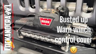 How to replace your Warn winch control cover [upl. by Corel284]