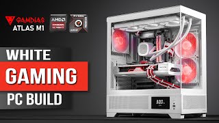 Ultimate Stylish Gaming PC  RX 7800 XT  Ryzen 7 7800X3D  White Pure Clean amp Compact [upl. by Yclehc]