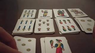 asmr  playing solitaire  whispering about italian playing cards [upl. by Aniretake784]