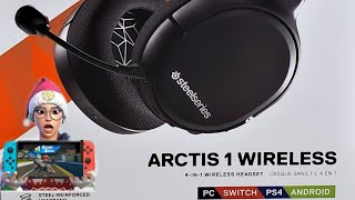 Steel Series arctis 1 wireless for the Nintendo switch Docked [upl. by Bodnar404]