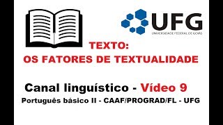 Os fatores de textualidade [upl. by Lune]