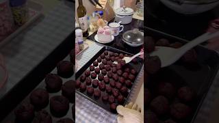 오레오 레드벨벳 미니 쿠키 Oreo red velvet bite cookies🖤♥️asmr baking 베이킹 [upl. by Reggis]