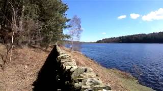 Langsett Reservoir 4K walk 5 Apr 18 [upl. by Thordis]